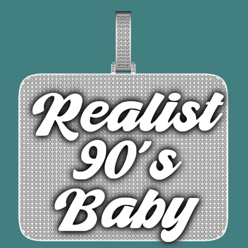 CUSTOM LETTER NECKLACE 3D BIG SQUARE