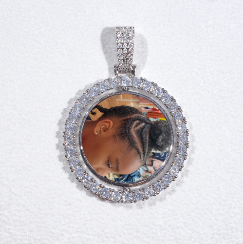 3D Spinning 2-Faced Custom Picture Pendant