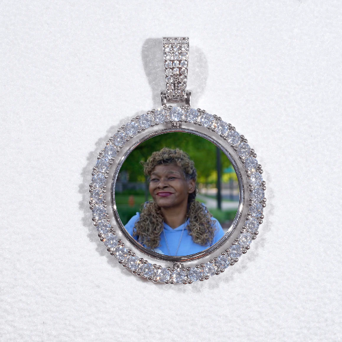 3D Spinning 2-Faced Custom Picture Pendant