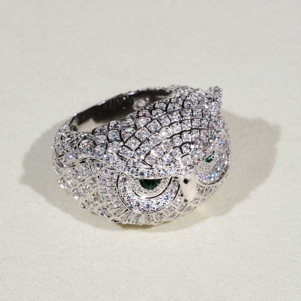 Iced Owl Ring - The GUU Shop