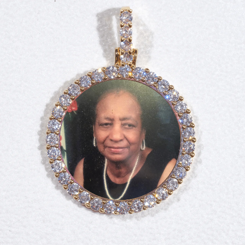 3D CIRCLE CUSTOM PICTURE PENDANT SMALL SIZE