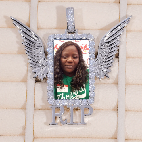 RIP WING 3D CUSTOM PICTURE PENDANT