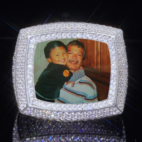 3D CUSTOM PICTURE ICED RING