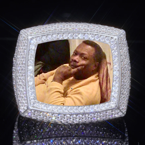 3D CUSTOM PICTURE ICED RING