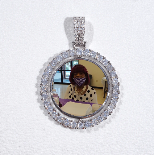 3D Spinning 2-Faced Custom Picture Pendant
