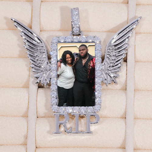 RIP WING 3D CUSTOM PICTURE PENDANT