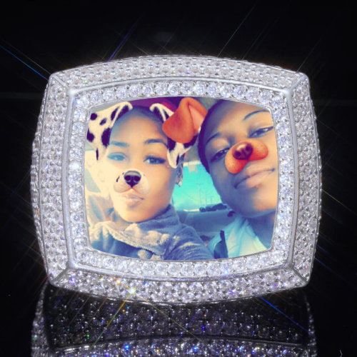 3D CUSTOM PICTURE ICED RING