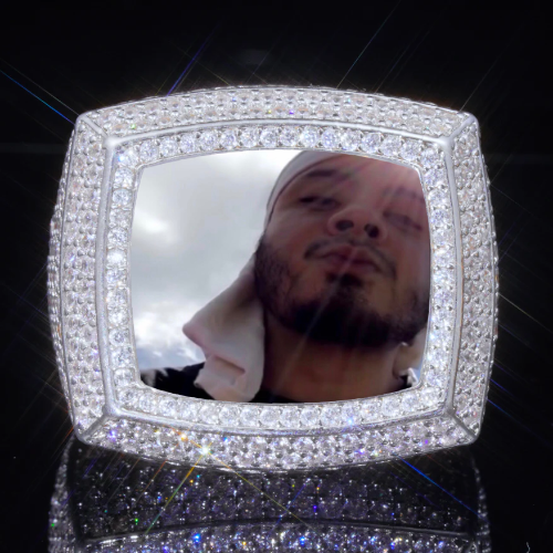 3D CUSTOM PICTURE ICED RING