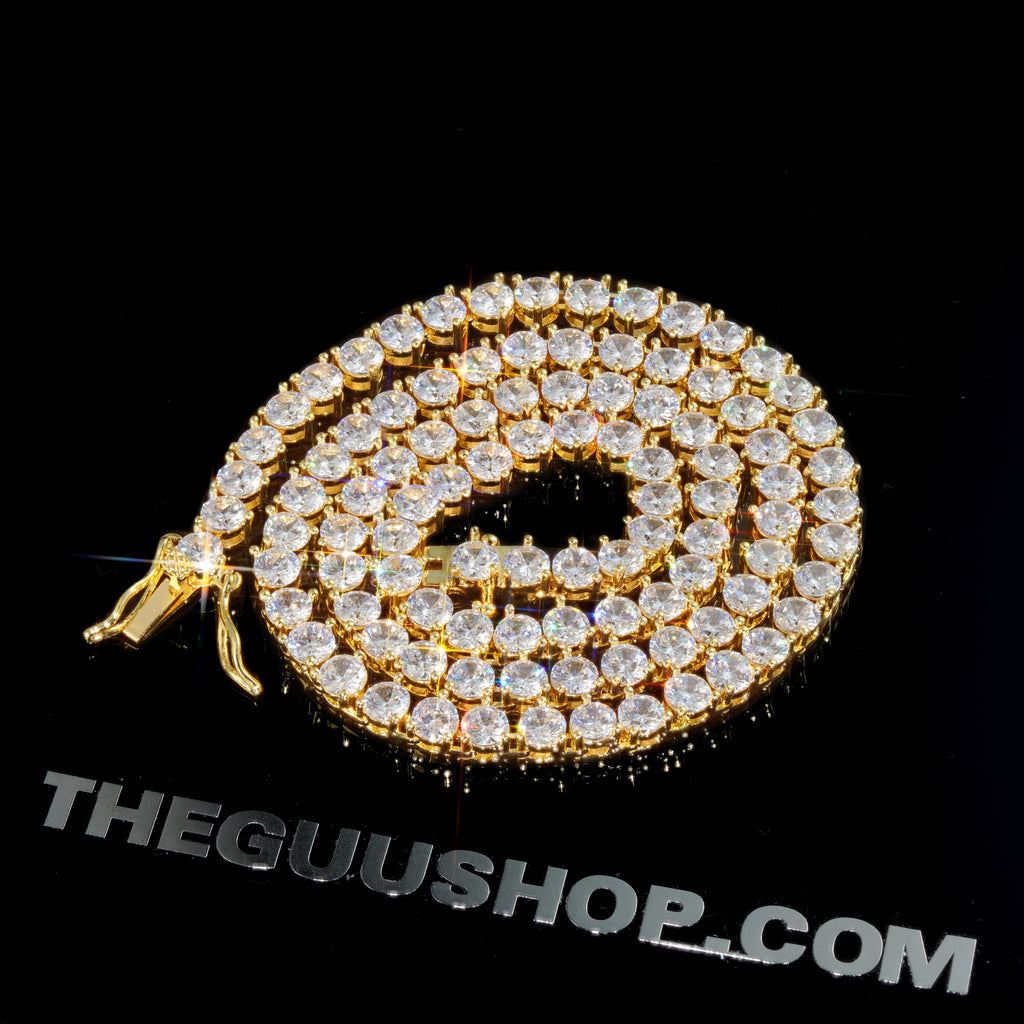 Alloy Micro-inlay Rhinestone Single Row Necklace