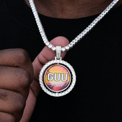 3D Spinning 2-Faced Custom Picture Pendant - The GUU Shop