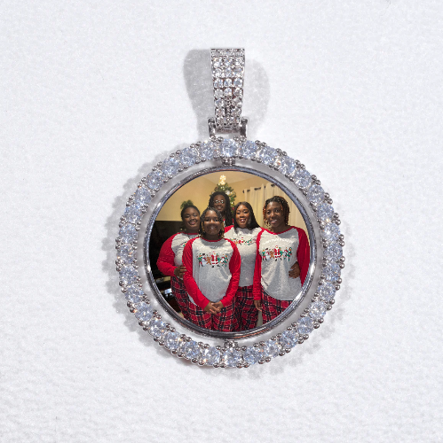 3D Spinning 2-Faced Custom Picture Pendant