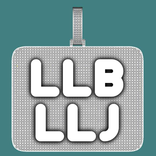 CUSTOM LETTER NECKLACE 3D BIG SQUARE