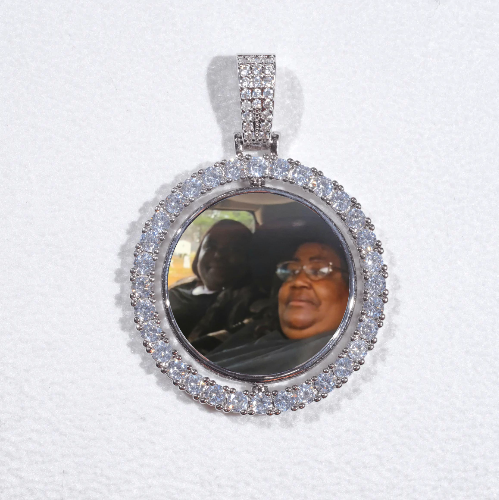 3D Spinning 2-Faced Custom Picture Pendant