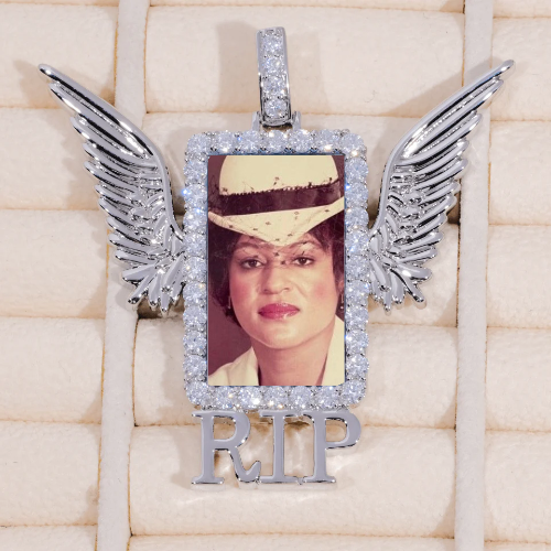 RIP WING 3D CUSTOM PICTURE PENDANT