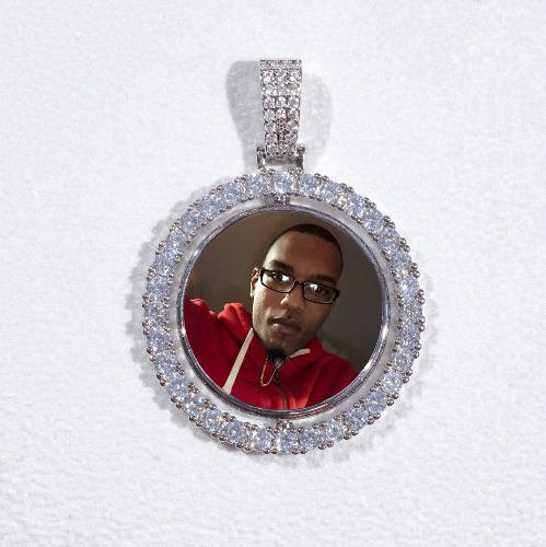 3D Spinning 2-Faced Custom Picture Pendant
