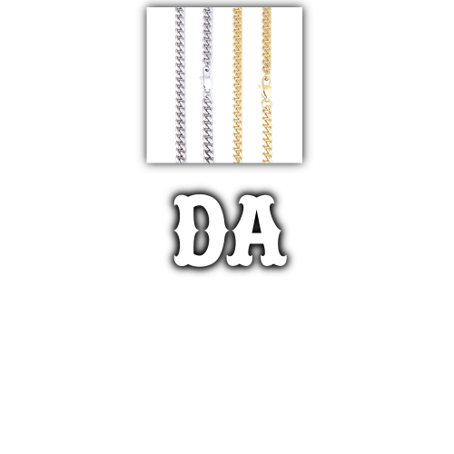 Custom Letters Freibeuter Font Necklace