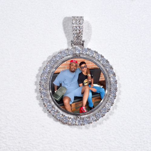 3D Spinning 2-Faced Custom Picture Pendant