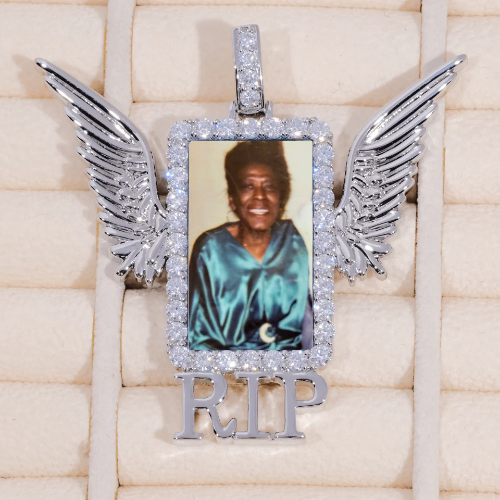 RIP WING 3D CUSTOM PICTURE PENDANT