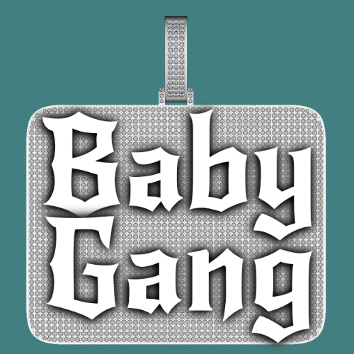 CUSTOM LETTER NECKLACE 3D BIG SQUARE