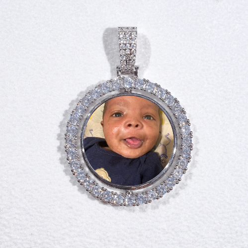 3D Spinning 2-Faced Custom Picture Pendant