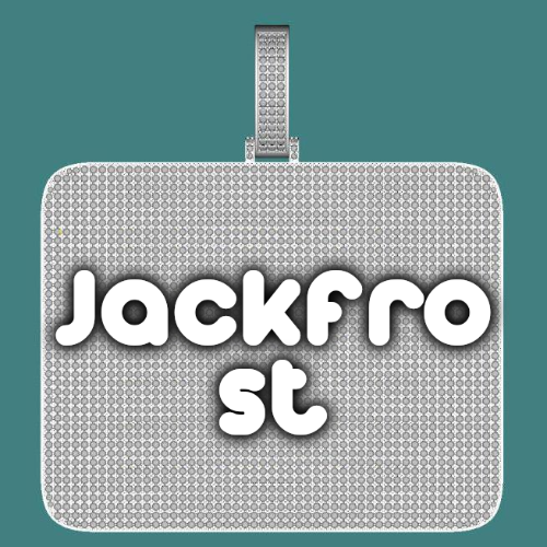 CUSTOM LETTER NECKLACE 3D BIG SQUARE