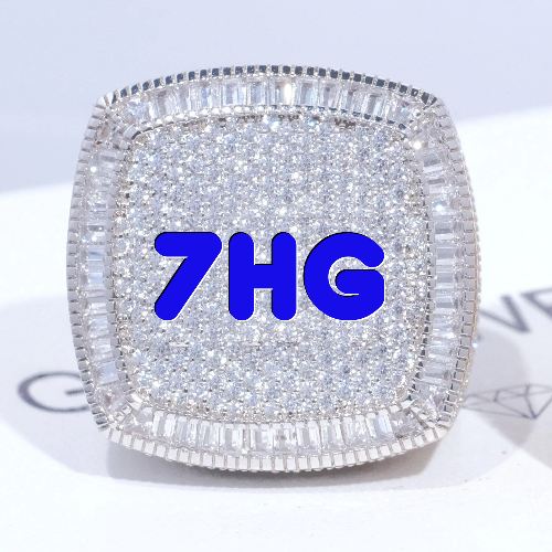 CUSTOM LETTER 3D ICED RING