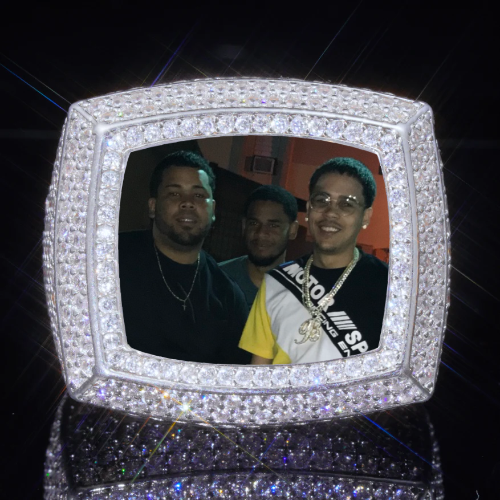 3D CUSTOM PICTURE ICED RING