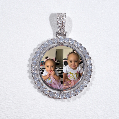 3D Spinning 2-Faced Custom Picture Pendant