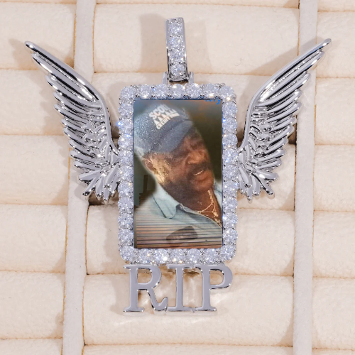 RIP WING 3D CUSTOM PICTURE PENDANT