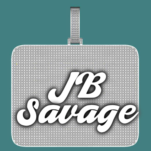 CUSTOM LETTER NECKLACE 3D BIG SQUARE