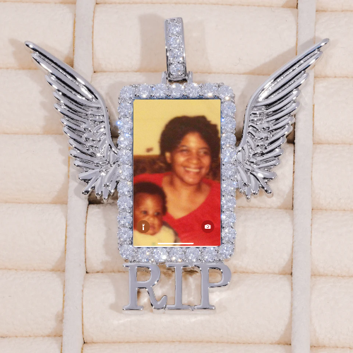 RIP WING 3D CUSTOM PICTURE PENDANT