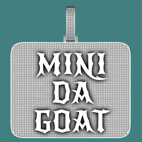 CUSTOM LETTER NECKLACE 3D BIG SQUARE