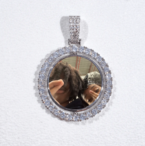 3D Spinning 2-Faced Custom Picture Pendant
