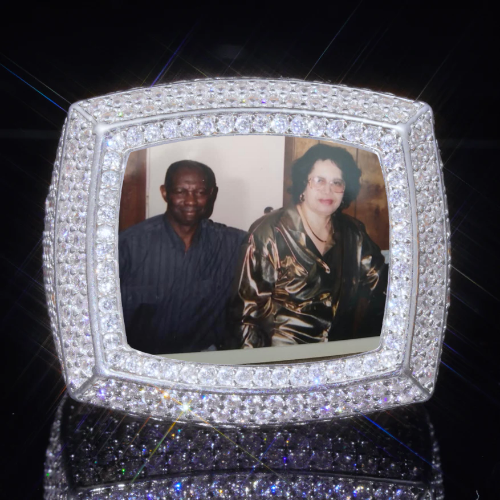 3D CUSTOM PICTURE ICED RING