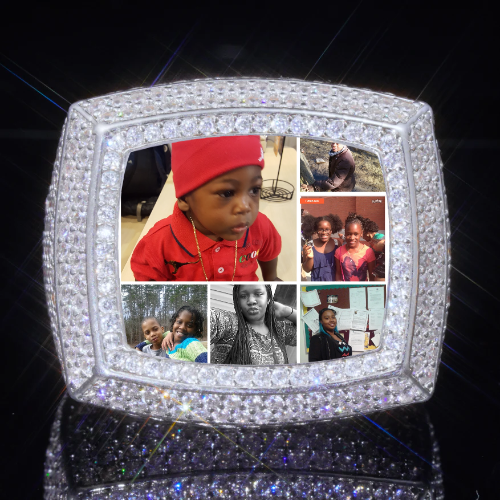 3D CUSTOM PICTURE ICED RING