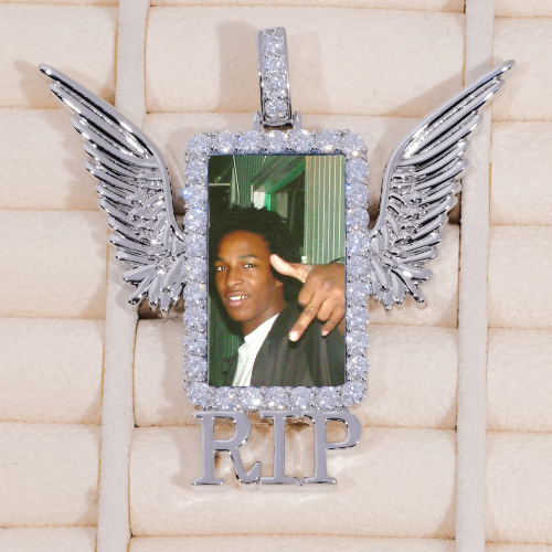 RIP WING 3D CUSTOM PICTURE PENDANT