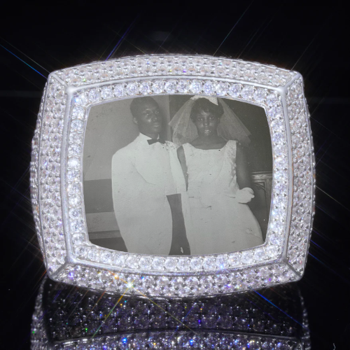 3D CUSTOM PICTURE ICED RING