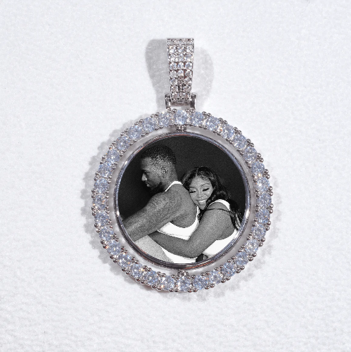 3D Spinning 2-Faced Custom Picture Pendant
