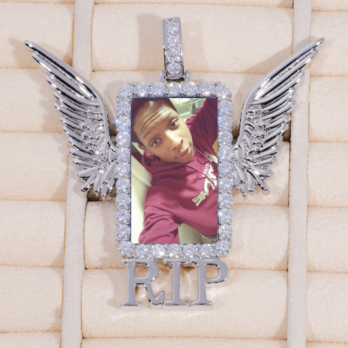 RIP WING 3D CUSTOM PICTURE PENDANT