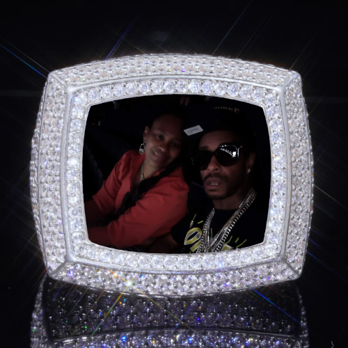 3D CUSTOM PICTURE ICED RING