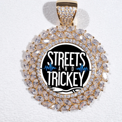 Large 3D Wheat Ear Custom Picture Pendant