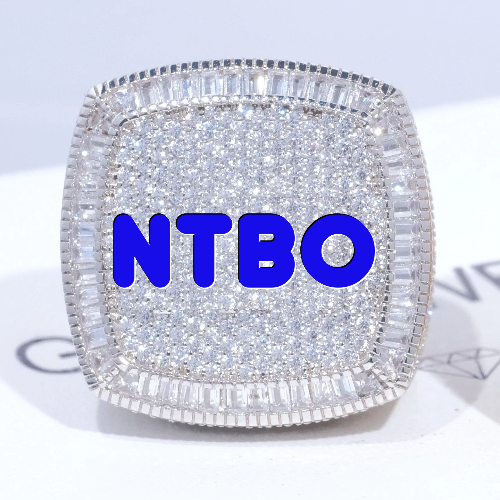 CUSTOM LETTER 3D ICED RING