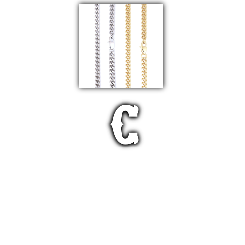 Custom Letters Freibeuter Font Necklace