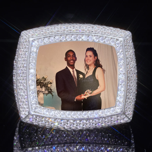 3D CUSTOM PICTURE ICED RING