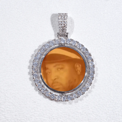 3D Spinning 2-Faced Custom Picture Pendant
