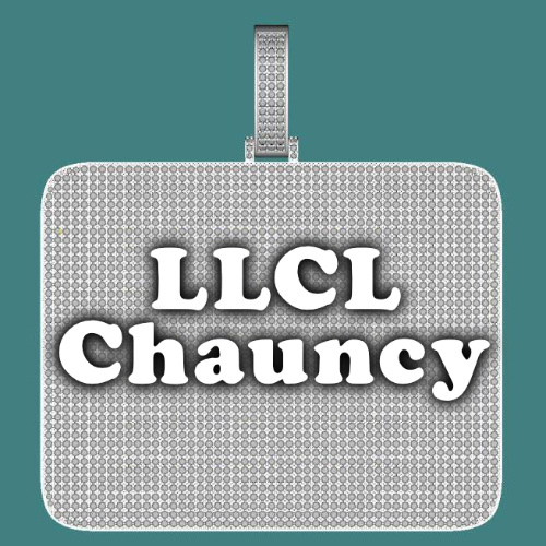 CUSTOM LETTER NECKLACE 3D BIG SQUARE