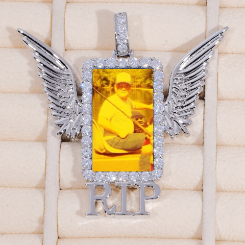 RIP WING 3D CUSTOM PICTURE PENDANT