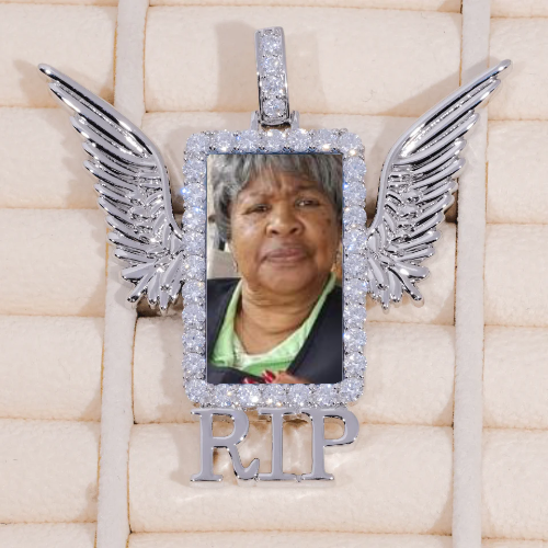 RIP WING 3D CUSTOM PICTURE PENDANT
