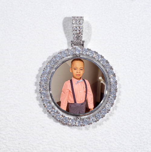 3D Spinning 2-Faced Custom Picture Pendant