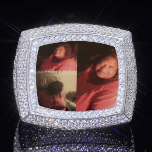 3D CUSTOM PICTURE ICED RING